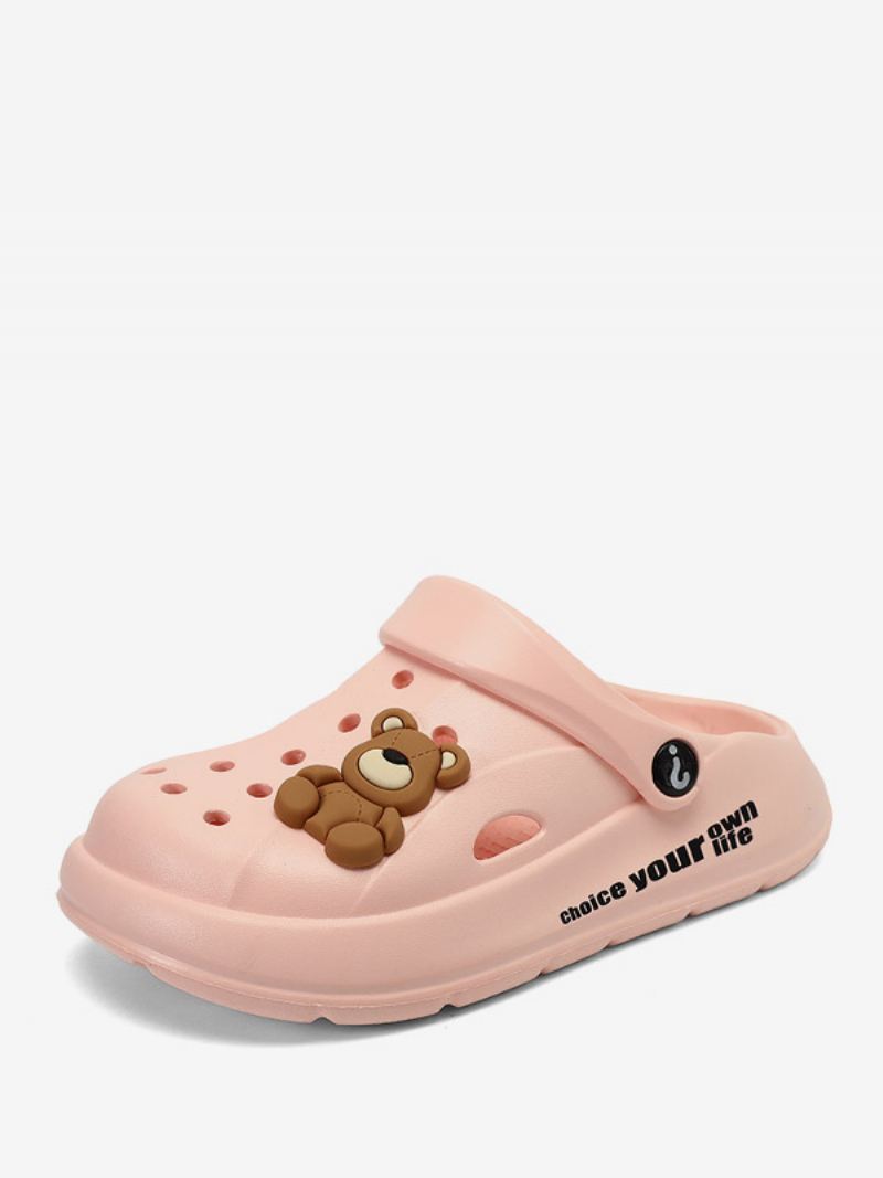 Schoenen Jongens Comfortabel Pu-leer Met Dierenprint - Roze