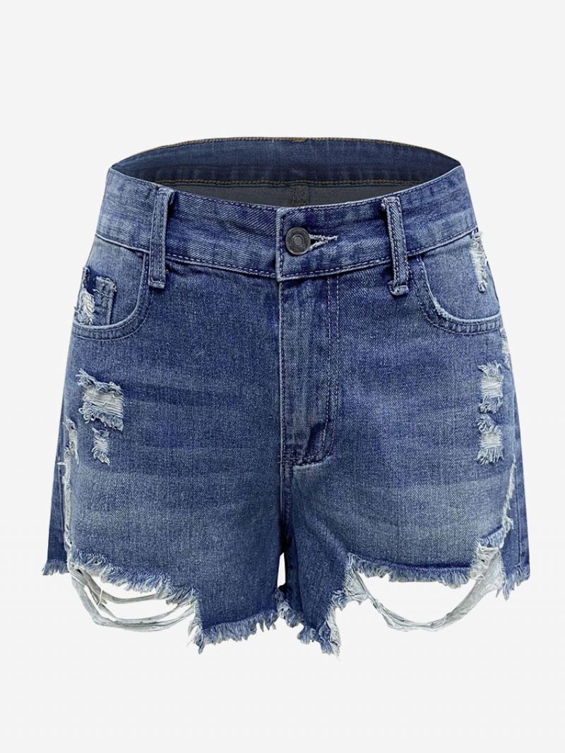 Damesshort Chique Polyester - Licht Hemelsblauw