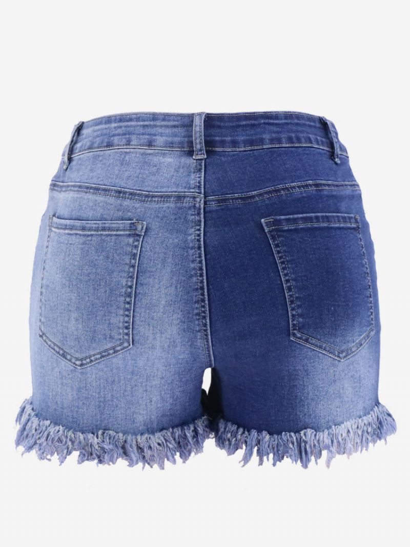 Shorts Dames Casual Katoenmix - Licht Hemelsblauw