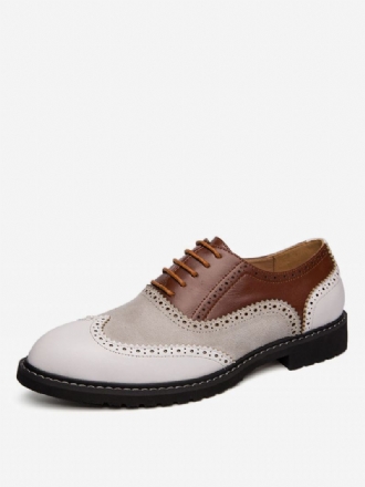 Heren Oxford Color Block-jurk Formele Schoenen Gelegenheden