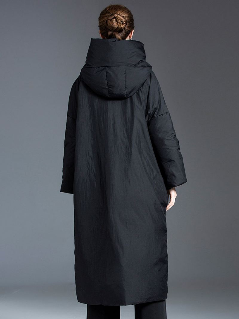 Donsjas Dames Oversized Eendendons Winterwarme Bovenkleding - Zwart