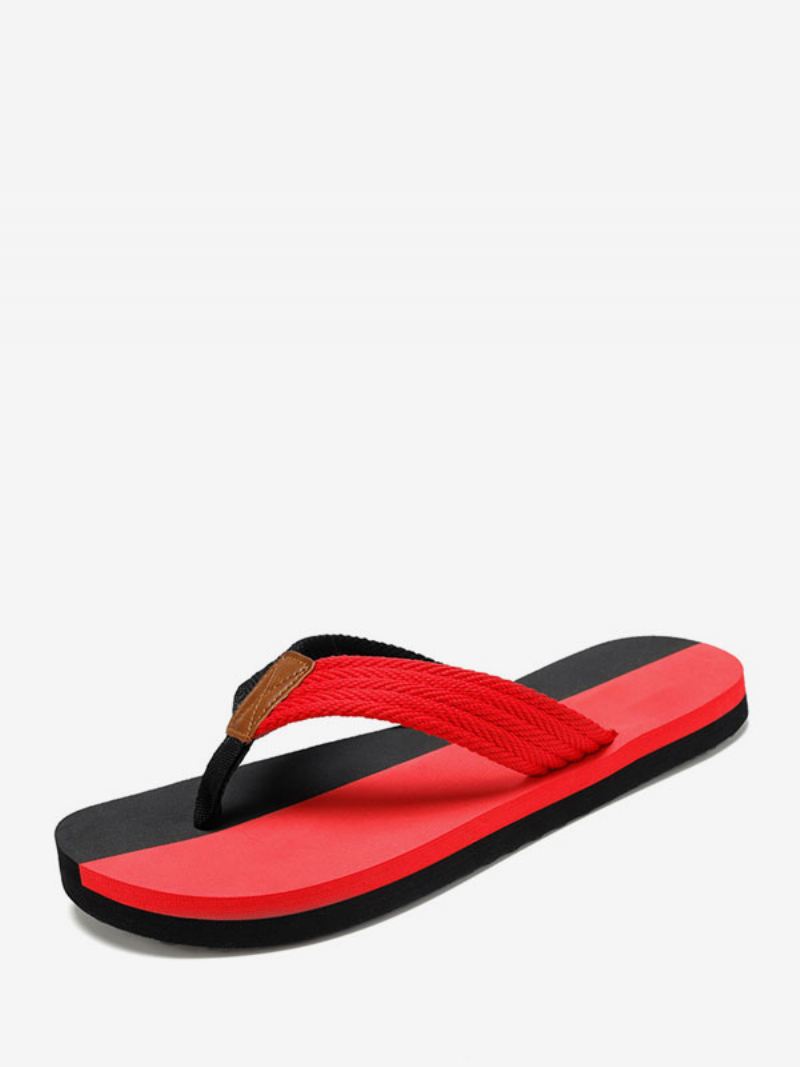 Herensandalen Instapper Pu-leer Eva-zool