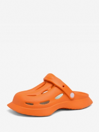 Herensandalen Instapper Pu-leer Eva-zool