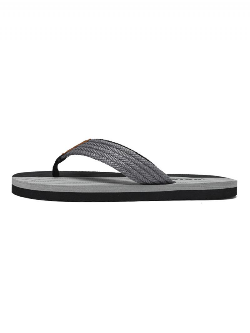 Herensandalen Instapper Pvc Met Eva-zool - Grijs