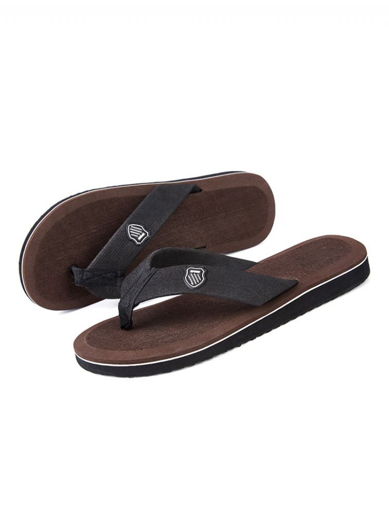 Sandalen Heren Instapper Eva-zool - Koffiebruin