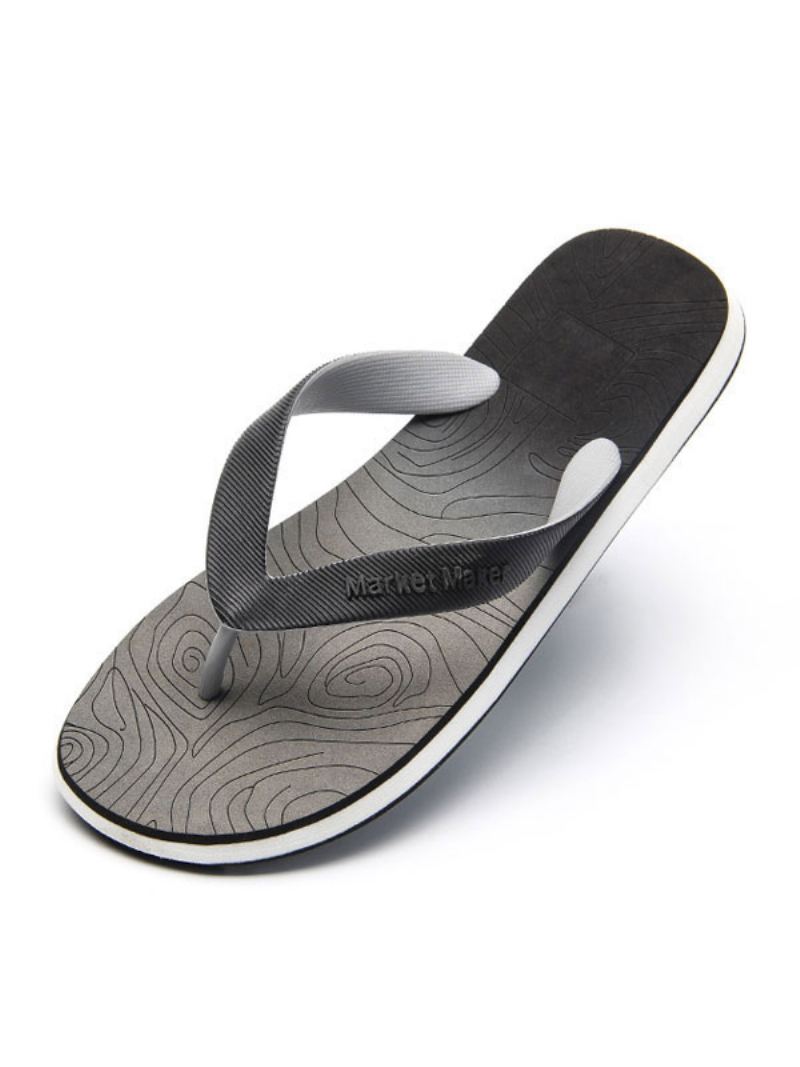 Sandalen Heren Instapper Pvc Bovenste Eva-zool - Grijs