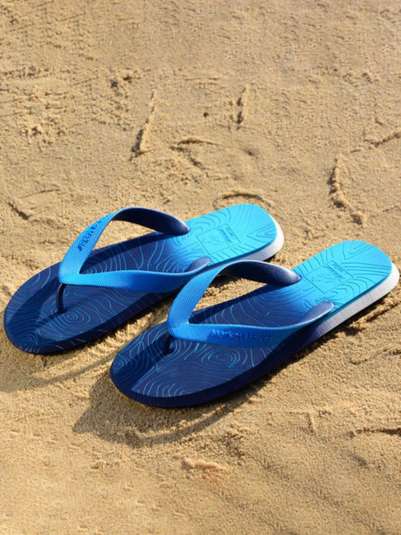 Sandalen Heren Instapper Pvc Bovenste Eva-zool - Blauw