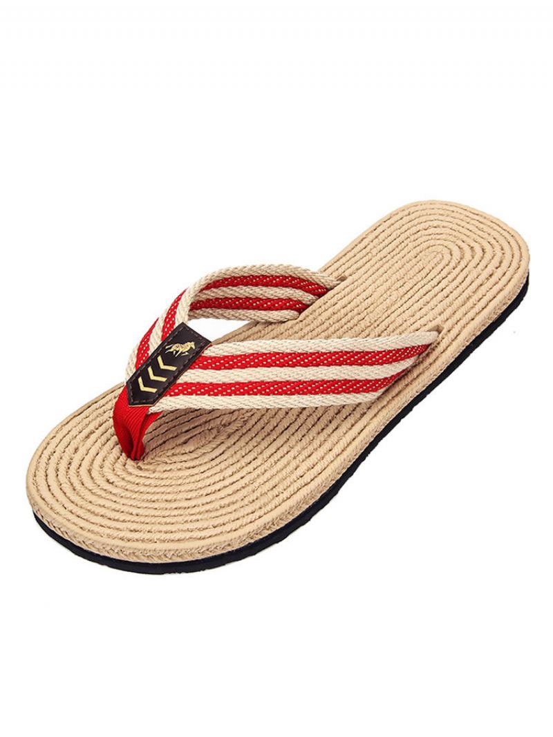 Sandalen Heren Instapper Pvc Bovenste Eva-zool - Rood