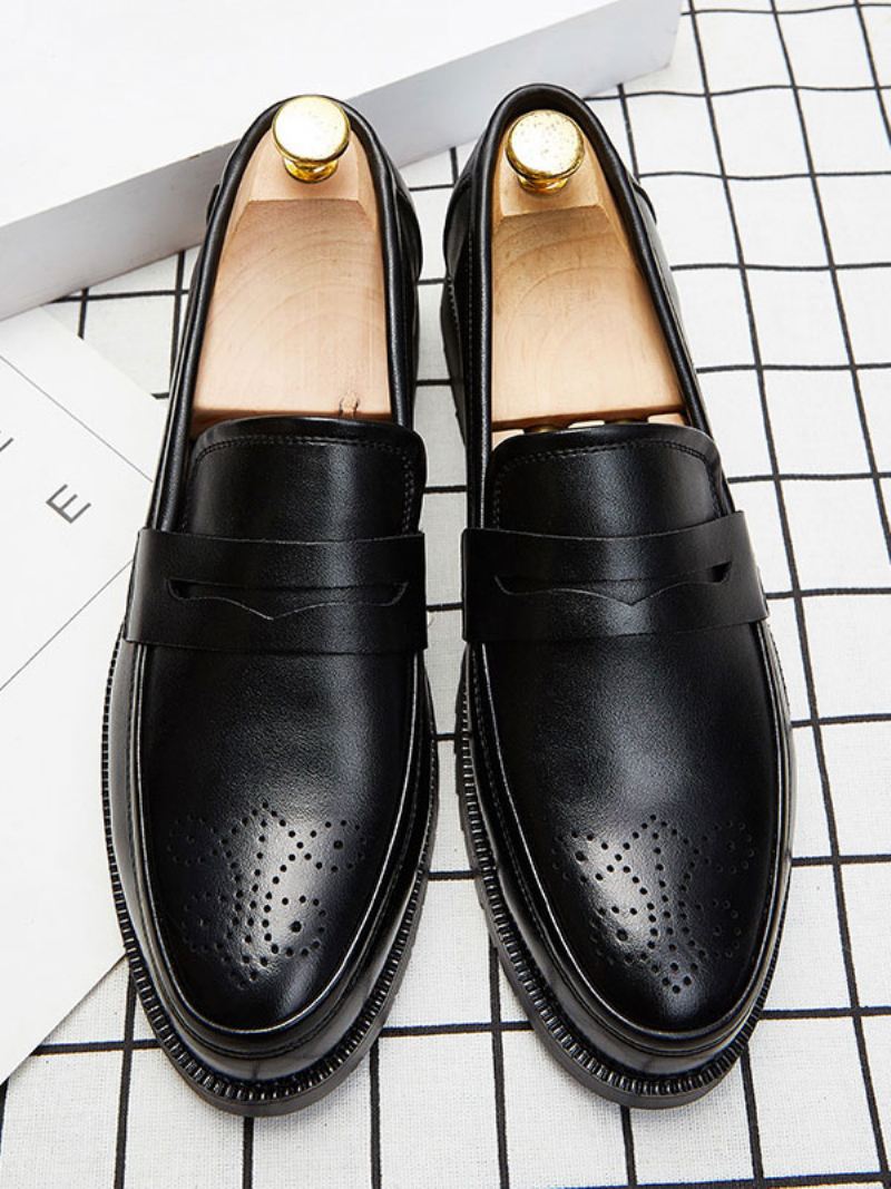 Brogues Penny Slip-on-loafers Heren - Zwart