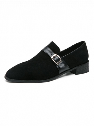 Heren Loafer Met Monniksband Trouwschoenen Feest Zwarte Instappers Formele