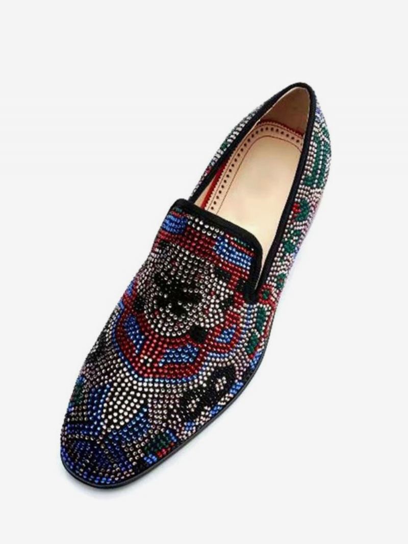 Heren Strass-jurk Loafers Zwarte Prom Party Trouwschoenen