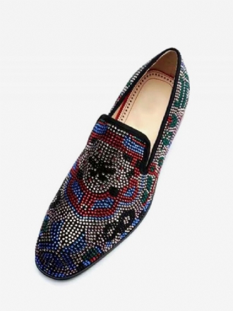 Heren Strass-jurk Loafers Zwarte Prom Party Trouwschoenen