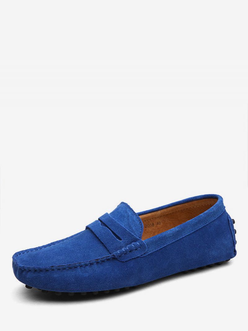 Heren Suède Loafers Mocassin Slip-on Rijschoenen