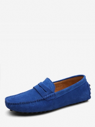 Heren Suède Loafers Mocassin Slip-on Rijschoenen