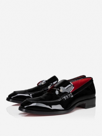 Loafer-instapschoenen Heren Patent Pu-bovengesp Prom-trouwschoenen