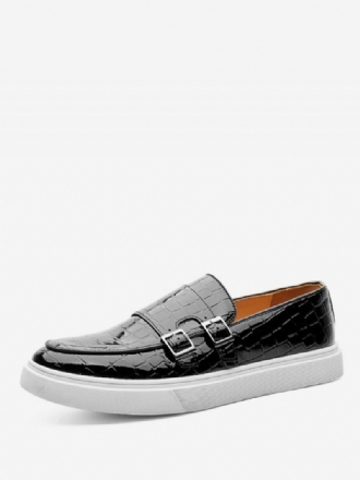 Loaferschoenen Heren Monnikschoenen Met Pu-leren Band