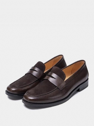 Pu-leren Herenloaferschoenen Heren Slip-on-prom-bruiloftschoenen