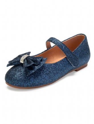 Glitter Bow Mary Jane Schoenen Bruiloft Bloemenmeisje