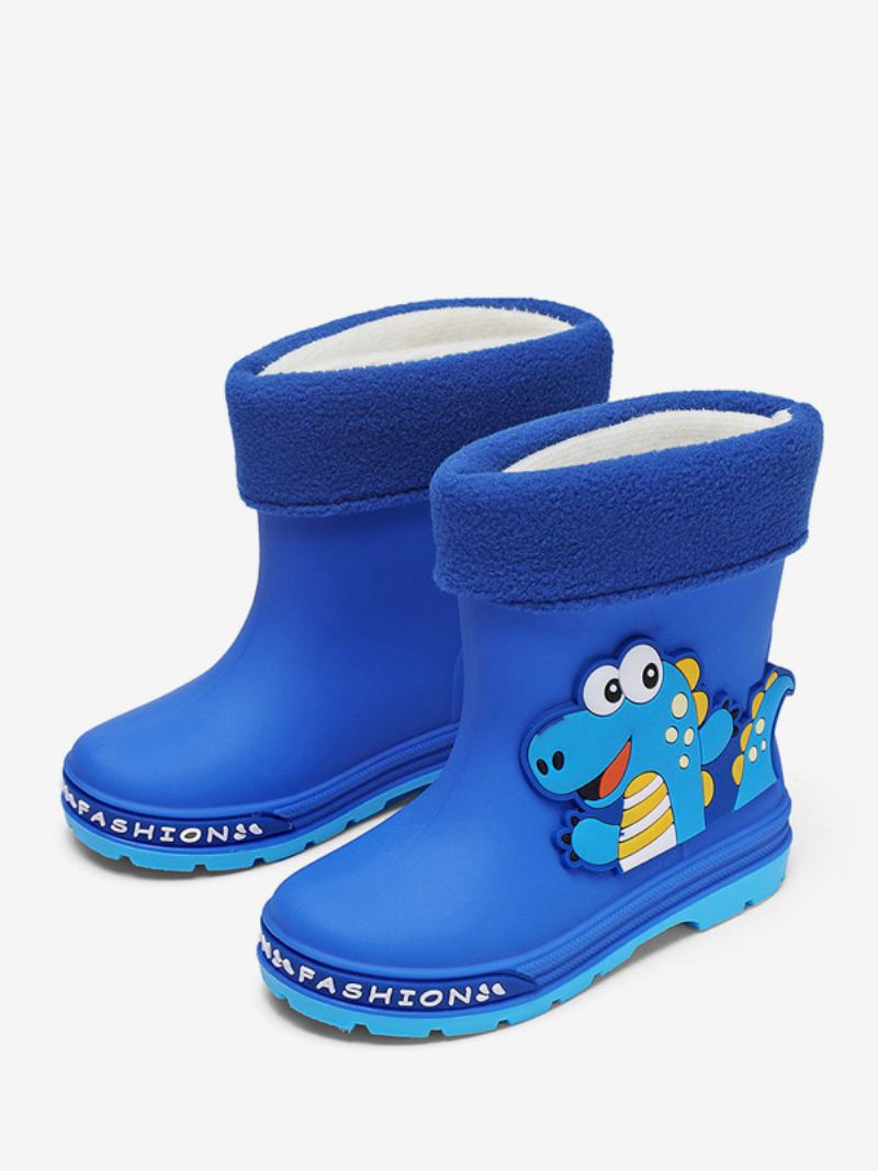 Kinderschoenen Mooie Pu-leer Reliëf Anime Karakters Print - Blauw