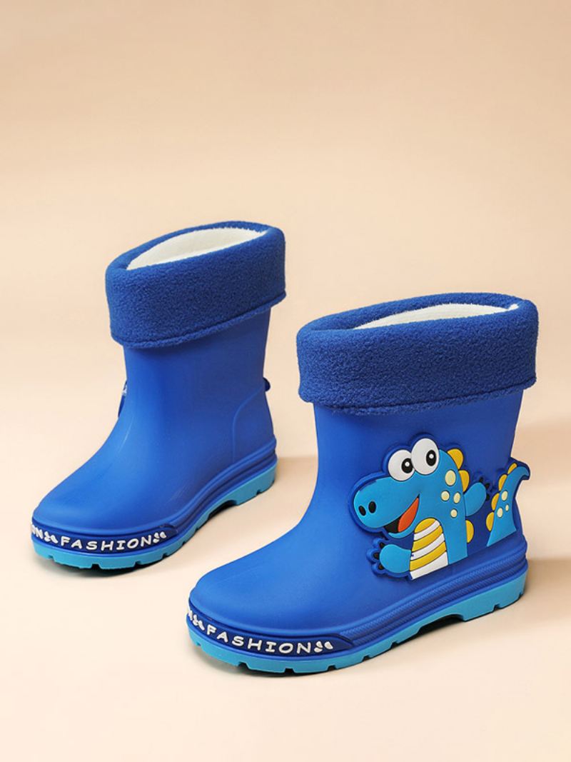 Kinderschoenen Mooie Pu-leer Reliëf Anime Karakters Print - Blauw