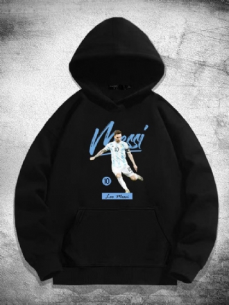 Argentinië Messi Herenhoodie Met Lange Mouwen