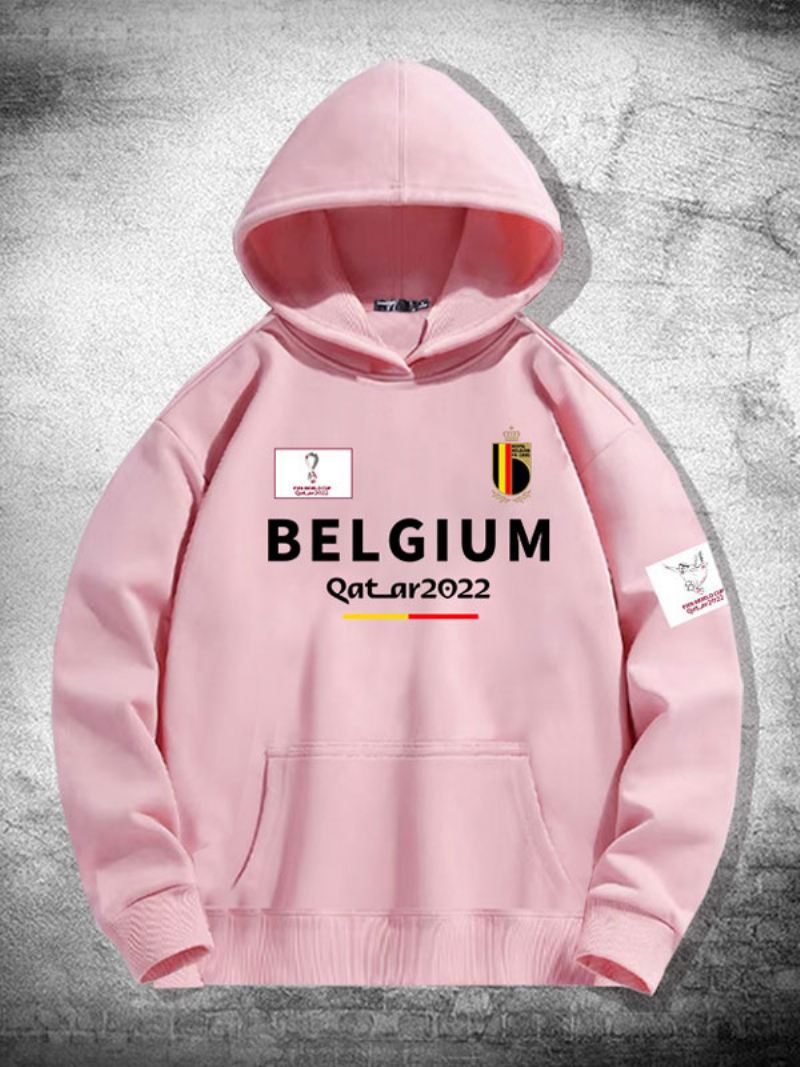 België Team Hoodie Herentop - Roze