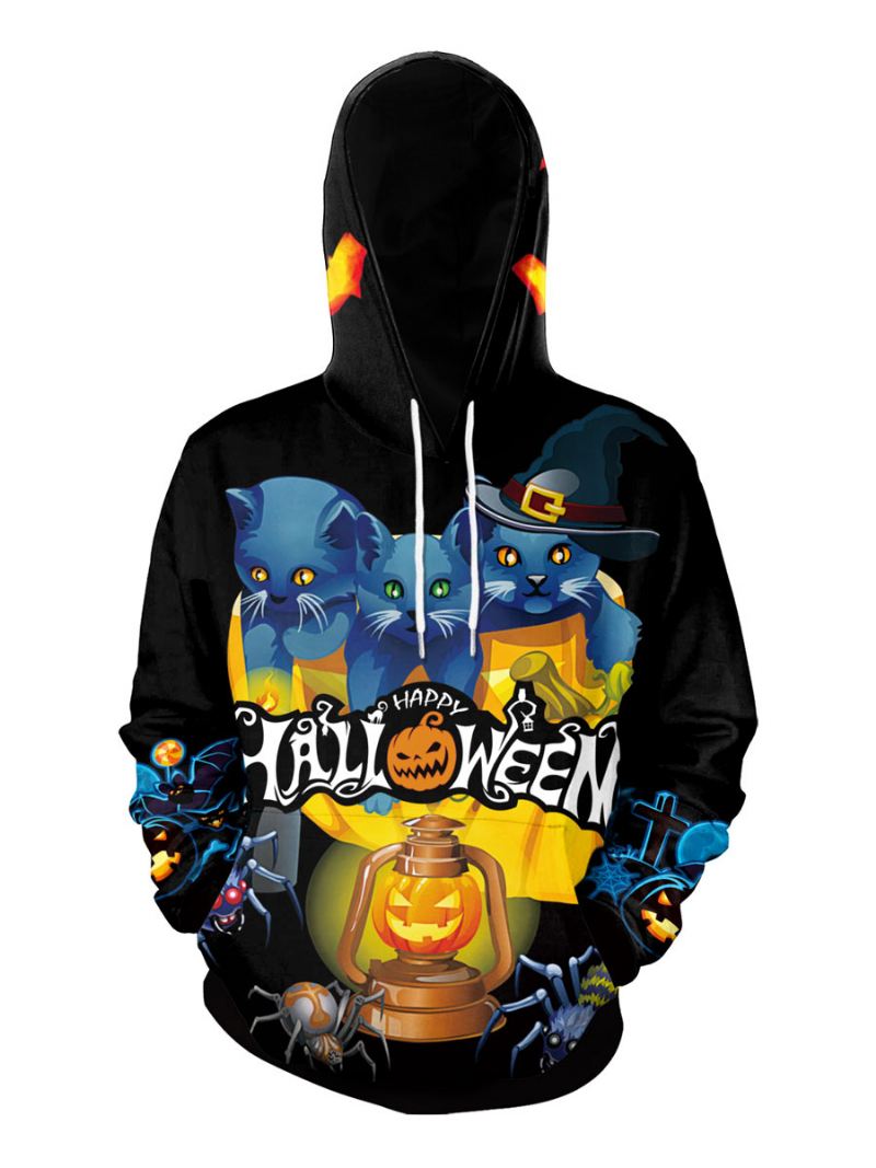 Heren Hoodies Met Capuchon Lange Mouwen Polyester Eng Sweatshirt