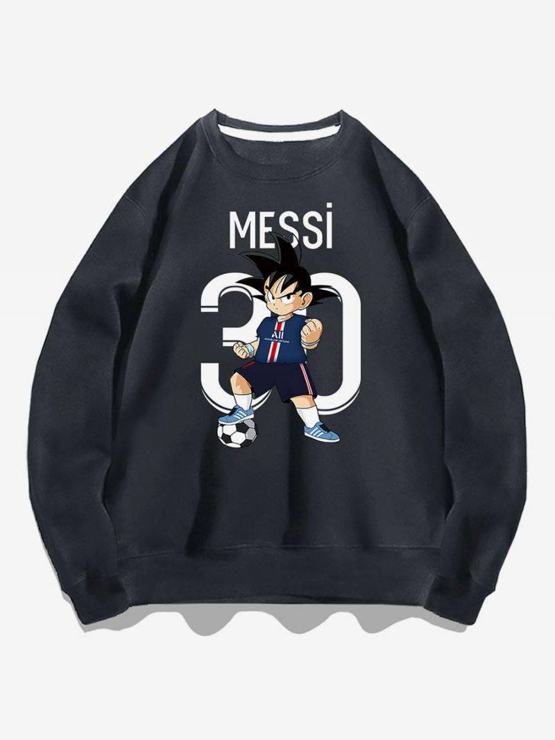 Messi Sweatshirt Herentop Volwassenen - Diepgrijs