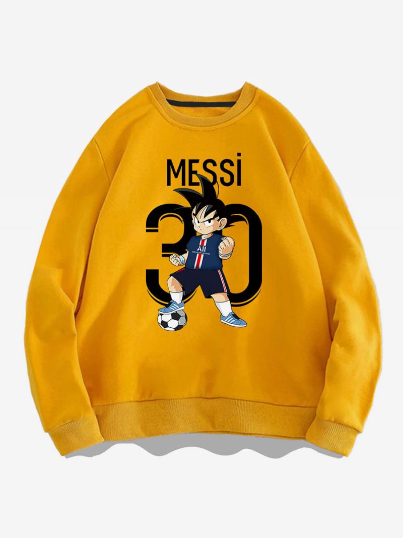 Messi Sweatshirt Herentop Volwassenen - Geel