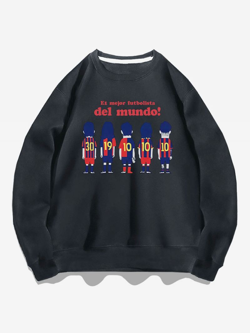 Messi Sweatshirt Herentop Volwassenen - Diepgrijs