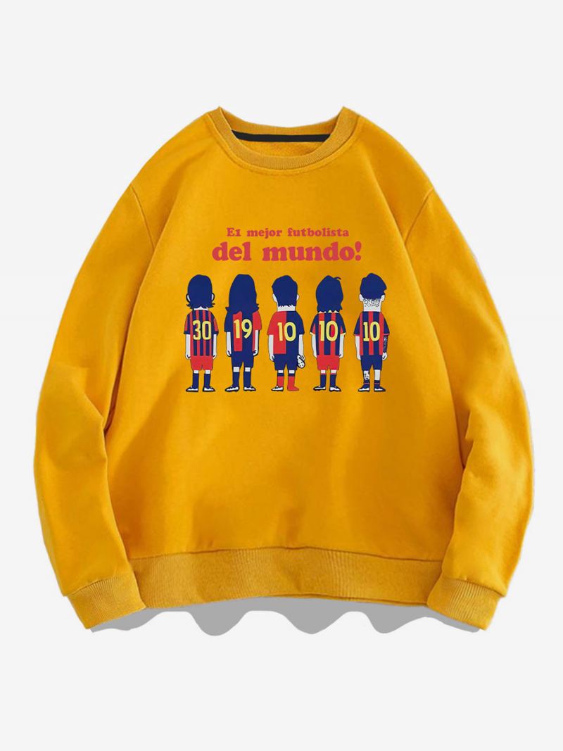 Messi Sweatshirt Herentop Volwassenen - Geel