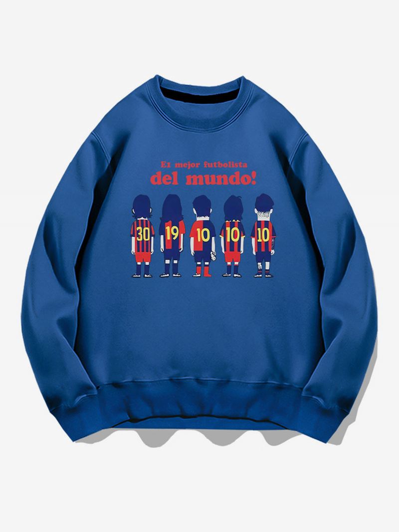 Messi Sweatshirt Herentop Volwassenen - Blauw