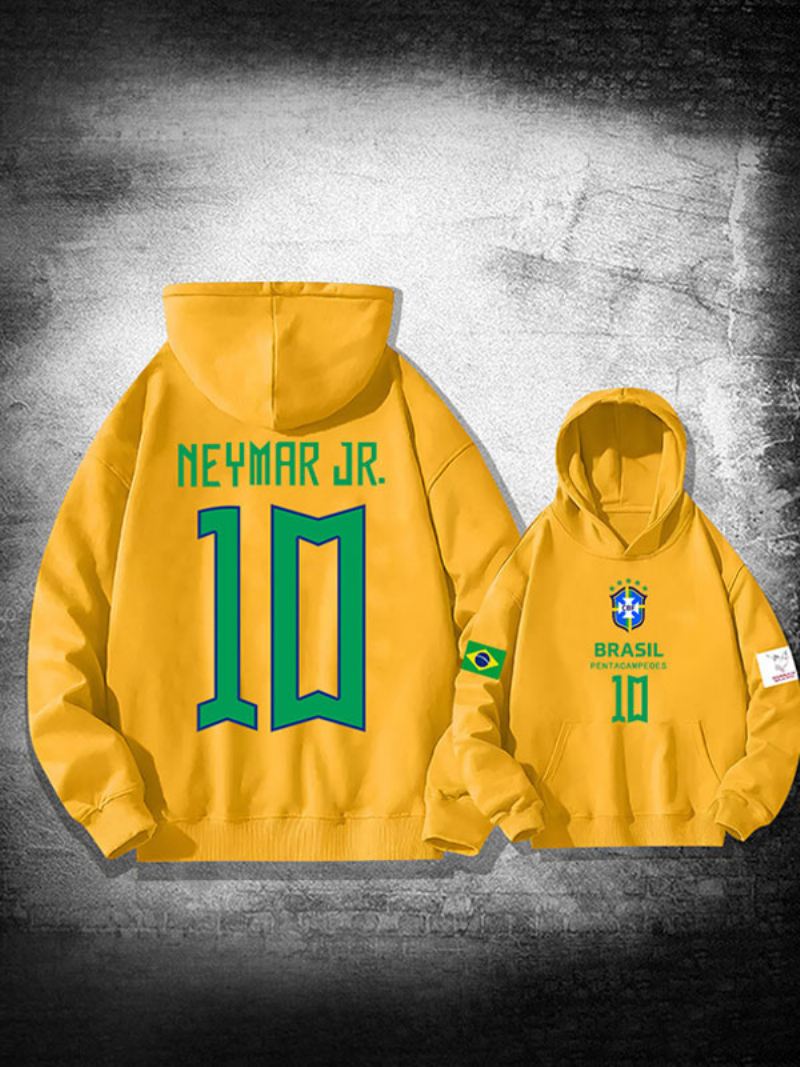 Neymar Jr Qatar Herenhoodie Met Lange Mouwen