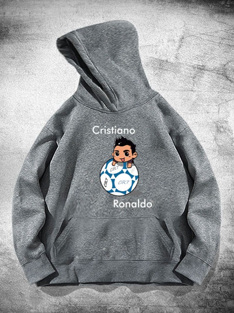 Ronaldo Herenhoodie Met Lange Mouwen - Grijs