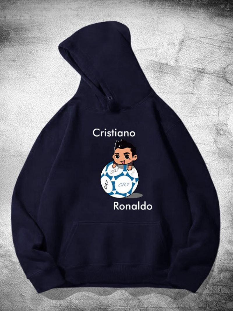 Ronaldo Herenhoodie Met Lange Mouwen - Diepblauw