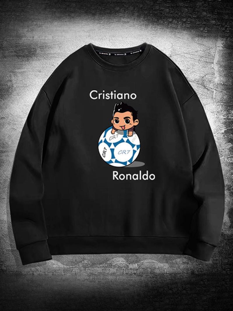 Ronaldo-sweatshirt Heren Met Lange Mouwen