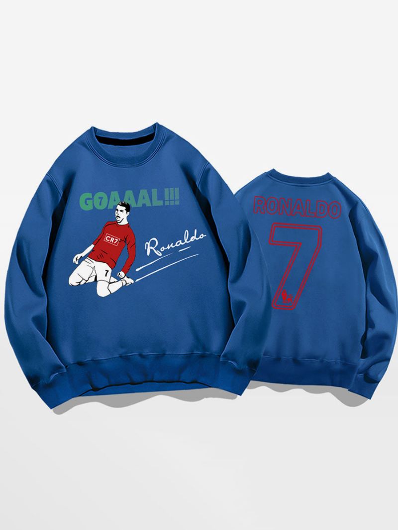 Ronaldo Sweatshirt Herentop Volwassenen - Blauw