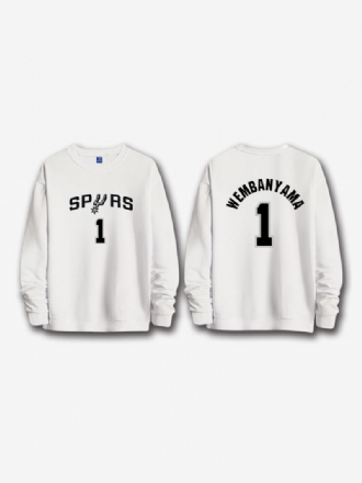 San Antonio Spurs Nummer 1 Wembanyama Herensweater