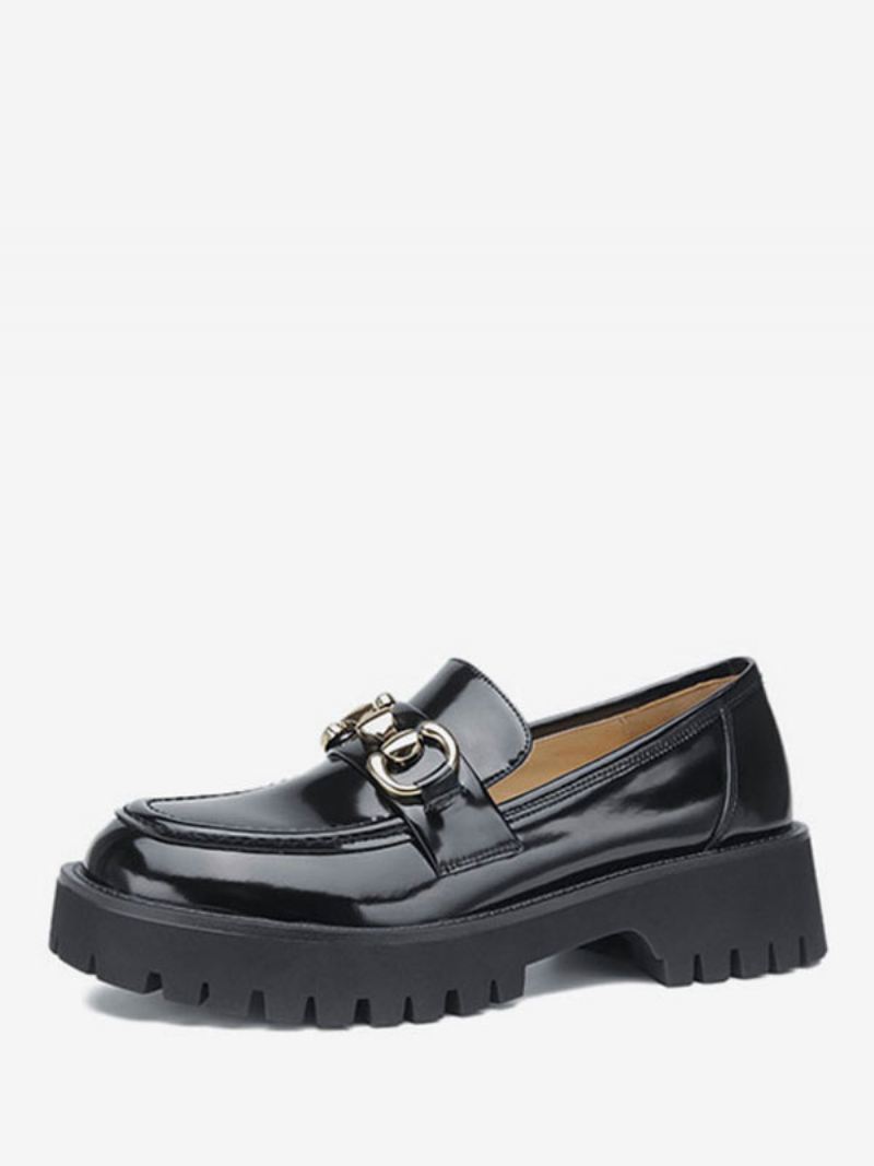 Dikke Loafers Dames Zwart