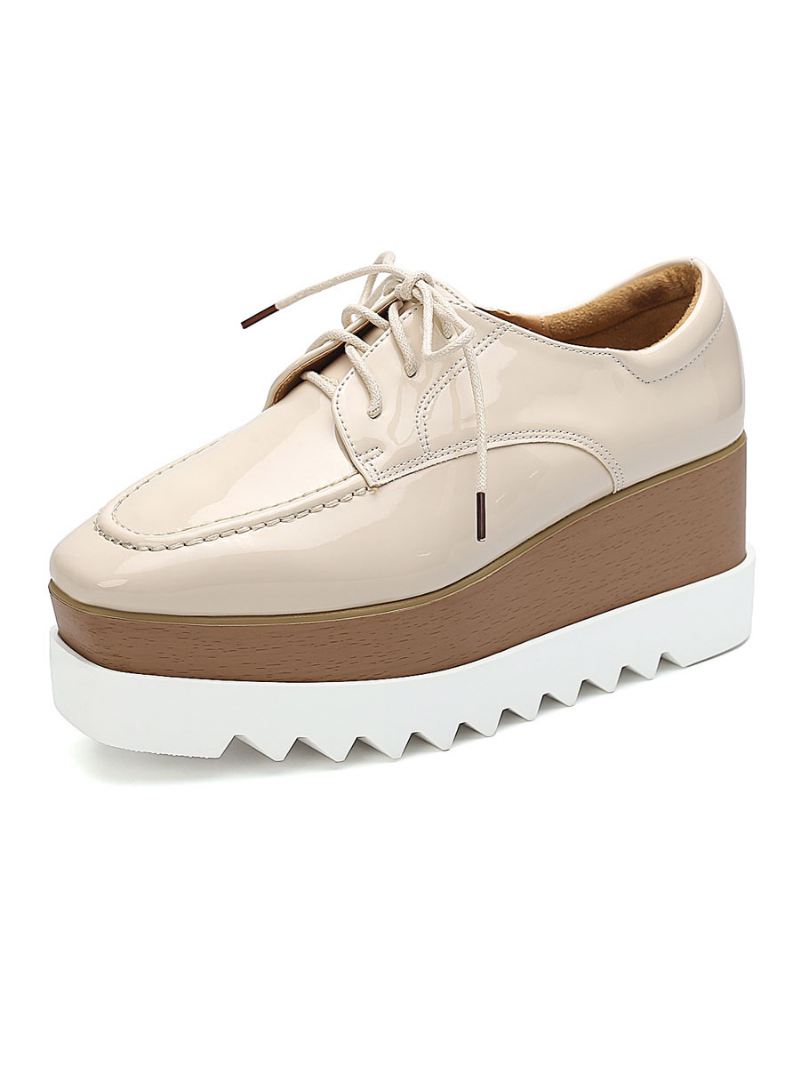 Flatform-oxfords Dames Met Veters