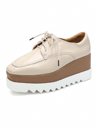 Flatform-oxfords Dames Met Veters