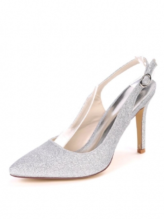 Glitter-galapumps Met Slingback-hak Dames