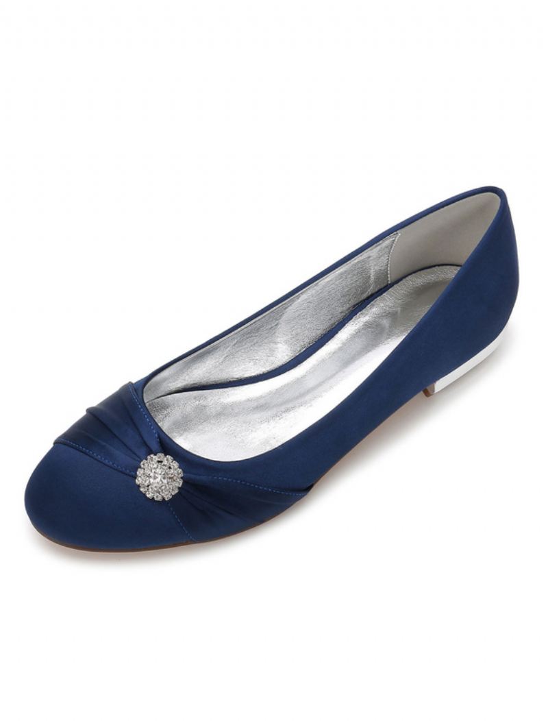 Strass-bruiloftflats Dames - Diepblauw