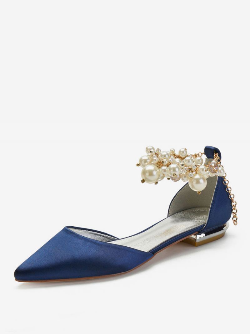 Trouwschoenen Met Juwelen Dames - Diepblauw