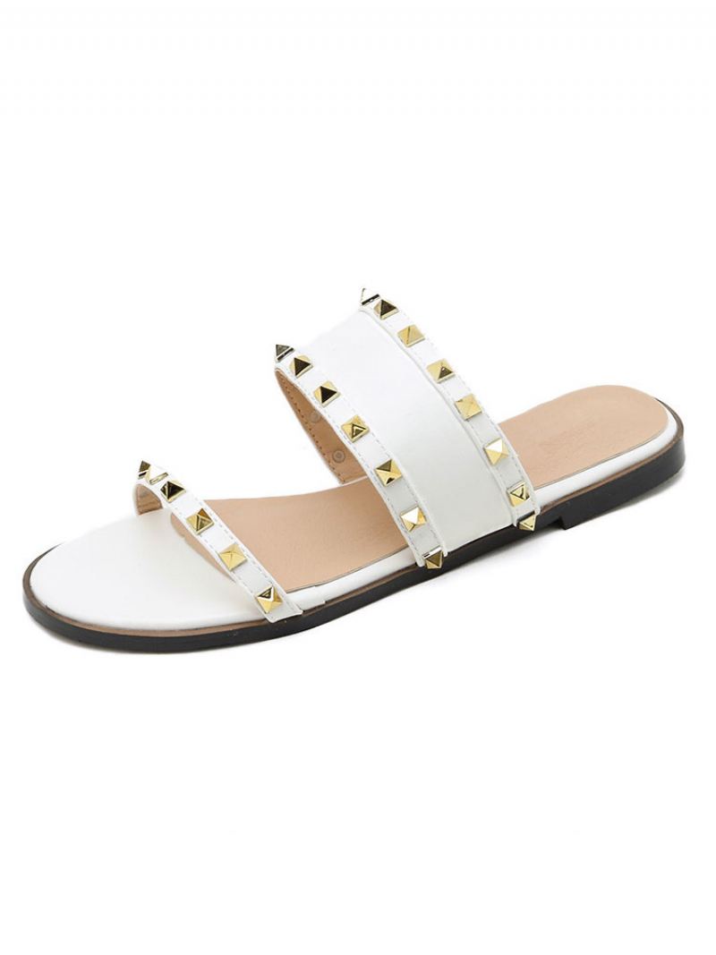 Sandalen Met Studs Dames - Wit