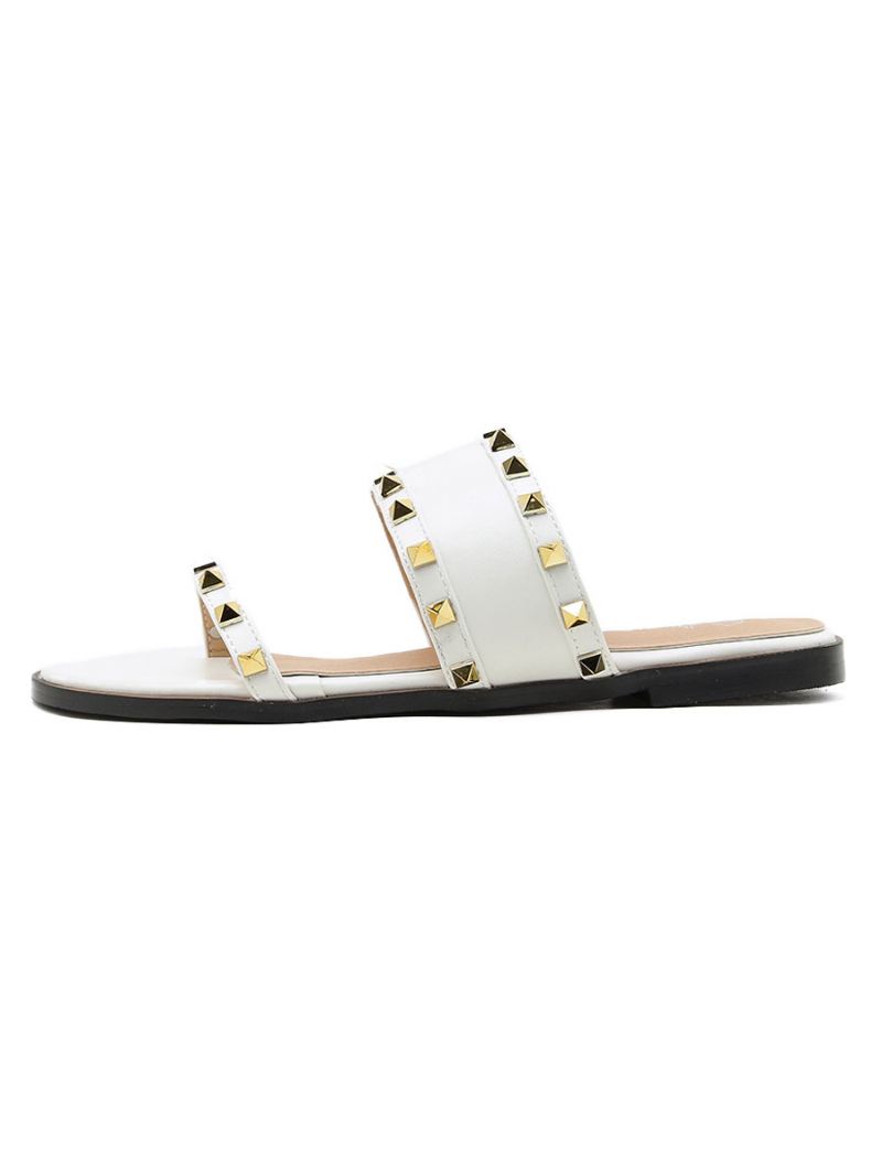 Sandalen Met Studs Dames - Wit