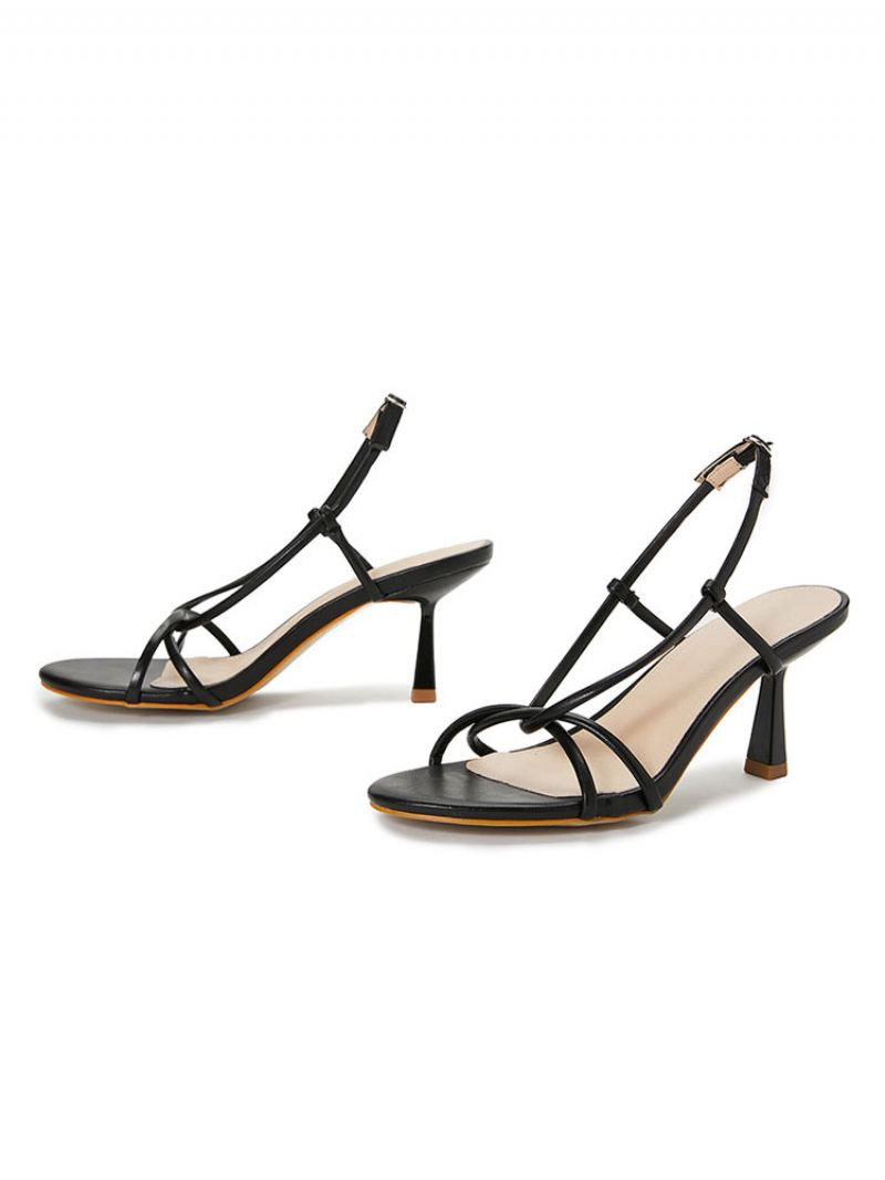 Slingback-sandalen Met Lage Hak Dames Bandjes