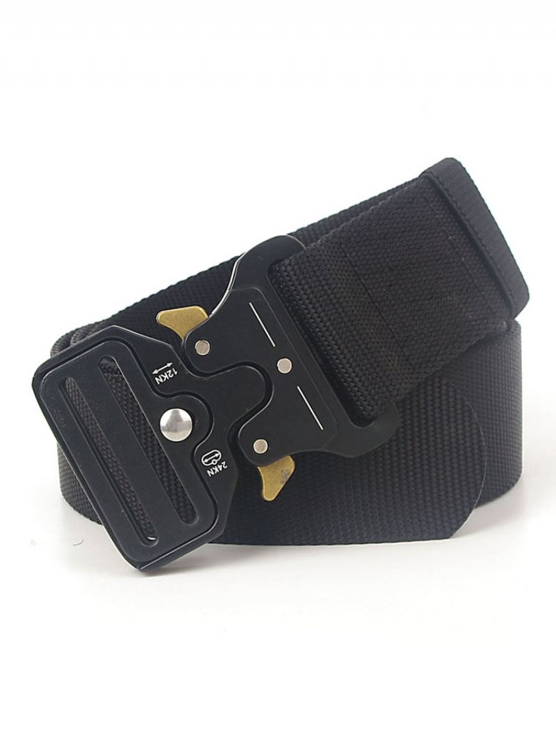 Herenmode Riem Nylon - Zwart