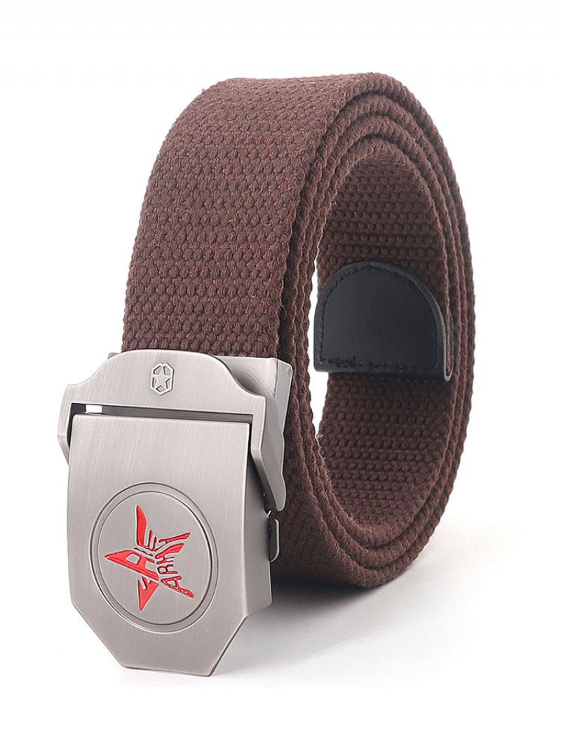 Herenmode Riem Polyester - Koffiebruin