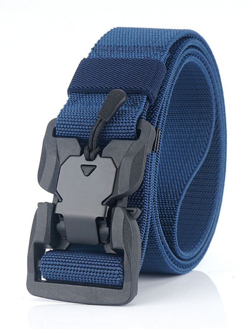 Herenriem Nylon Chique Zwarte Riem - Blauw